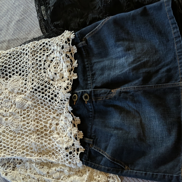 Limited Dark Classy Denim Skirt 8 - Picture 5 of 10